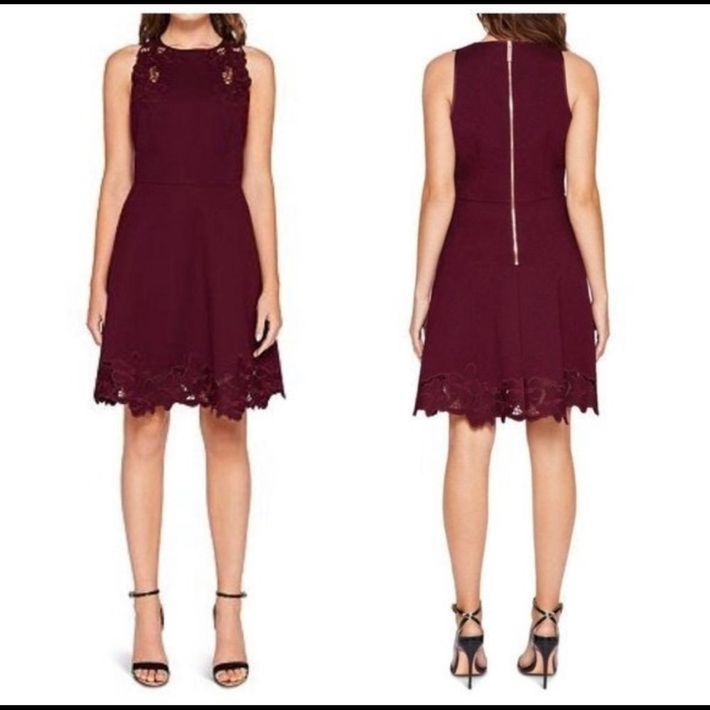 Ted Baker London Emmona Lace Skater Dress